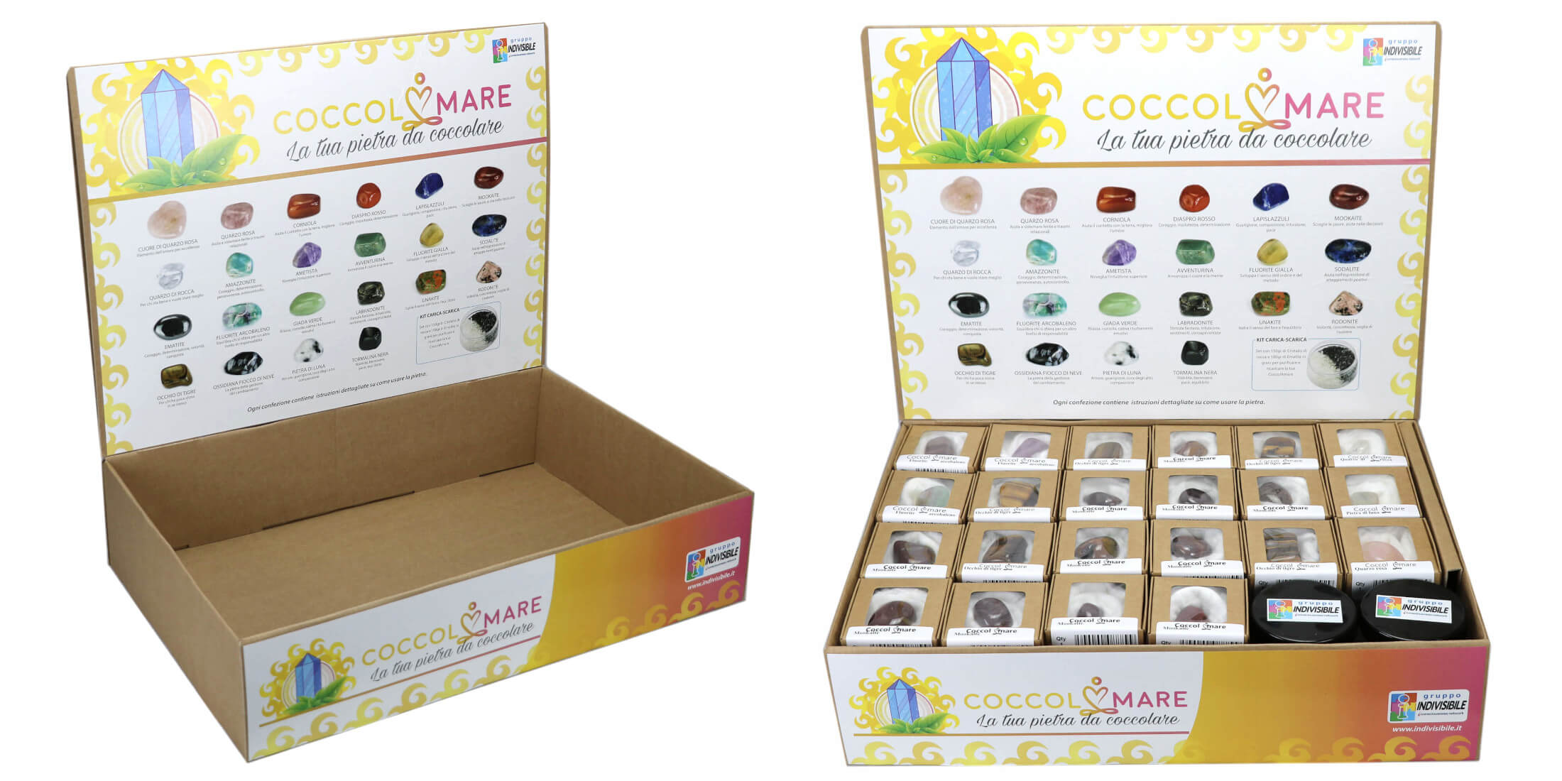 Espositore piatre coccolamare