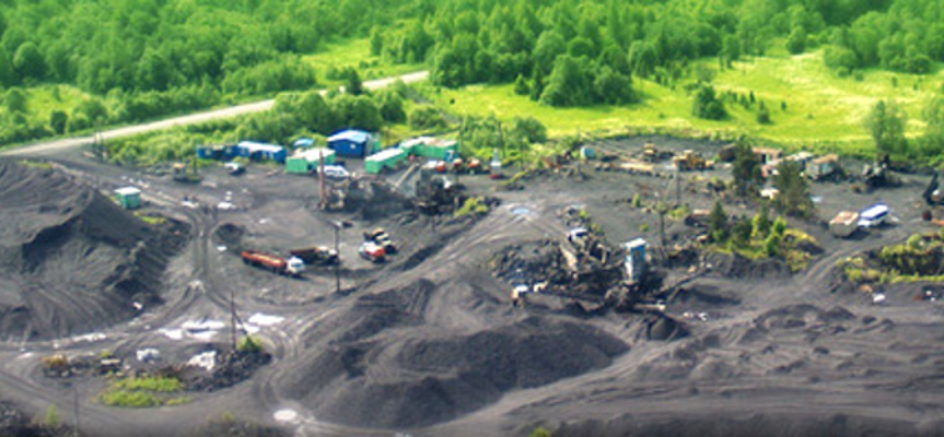 mine of shungite Zazhoginskoye